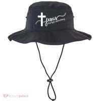 Jesus Changes Everything Cross Bucket Hat thumb 0
