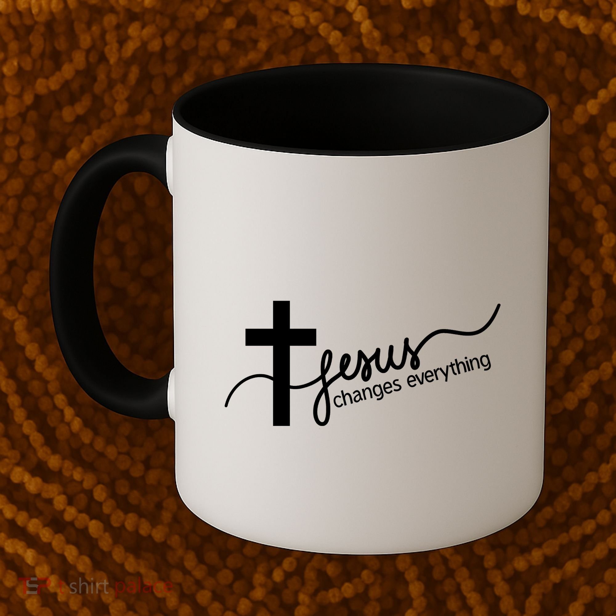 Jesus Changes Everything Cross Coffee Mug