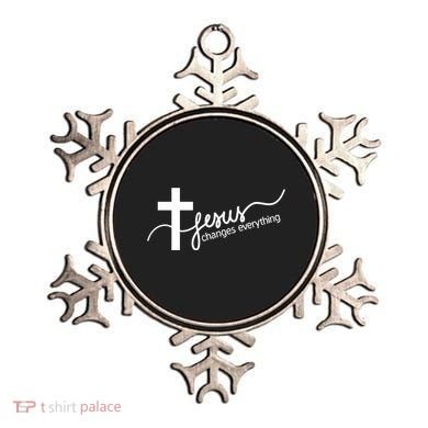 Jesus Changes Everything Cross Ornament