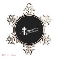 Jesus Changes Everything Cross Ornament thumb 0