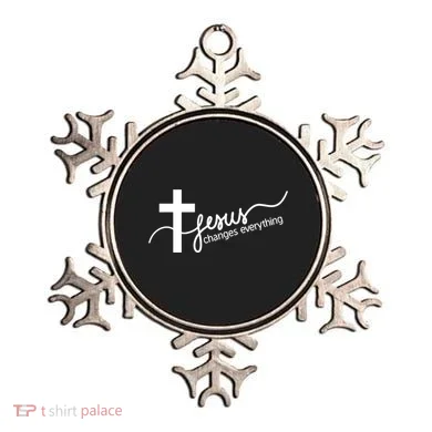 Jesus Changes Everything Cross Ornament