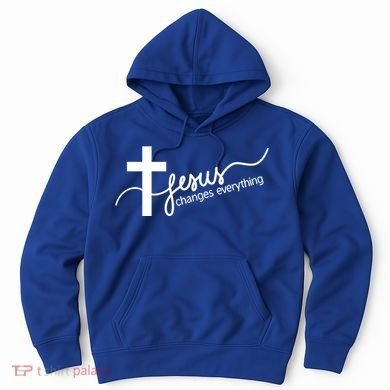 Jesus Changes Everything Cross Hoodie