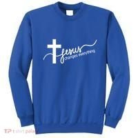 Jesus Changes Everything Cross Sweatshirt thumb 0