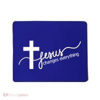 Jesus Changes Everything Cross Mousepad thumb 0