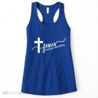 Jesus Changes Everything Cross Women's Tank Top thumb 0
