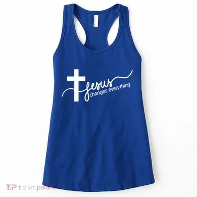 Jesus Changes Everything Cross Women's Tank Top