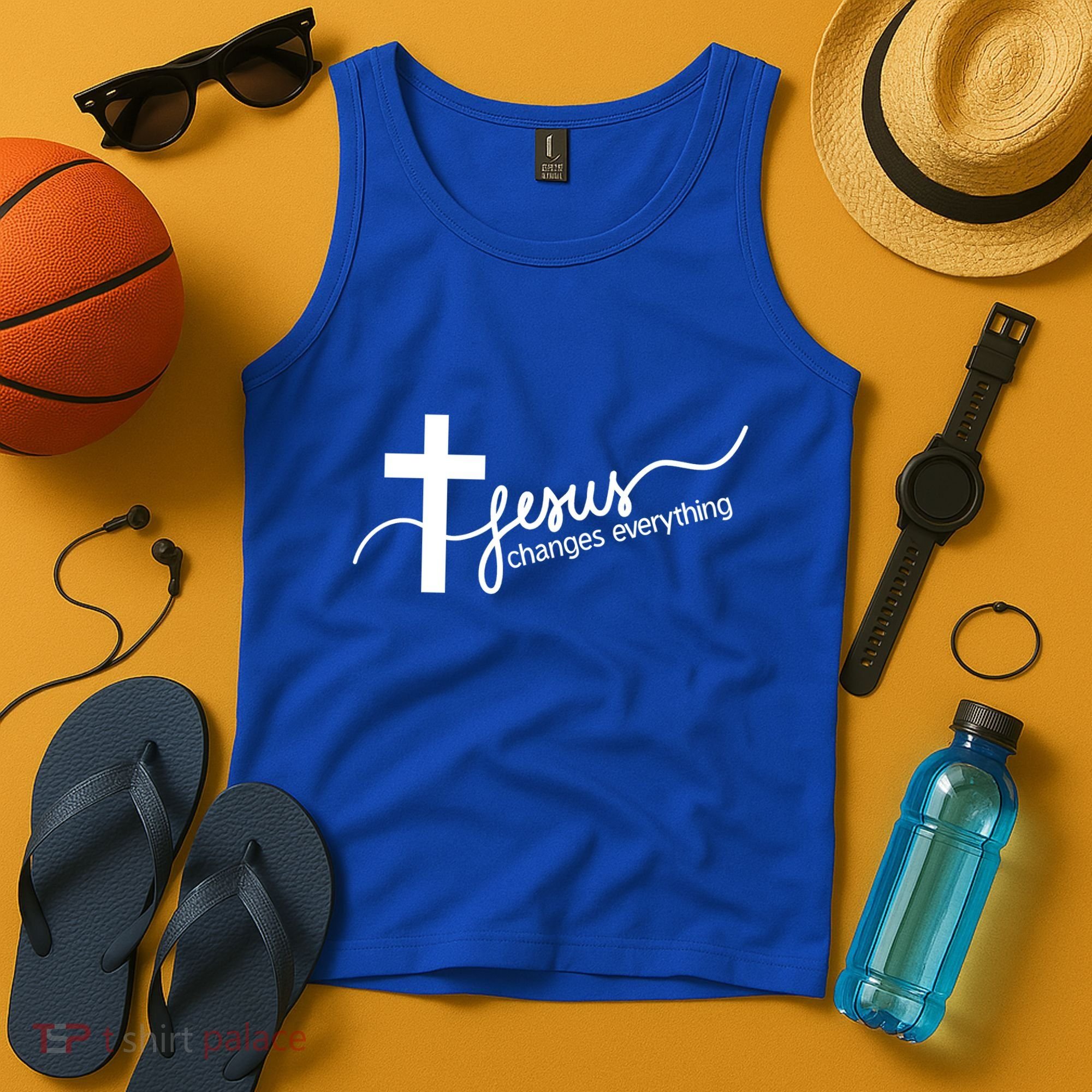 Jesus Changes Everything Cross Tank Top