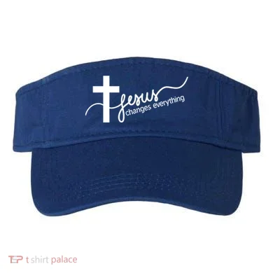 Jesus Changes Everything Cross Visor