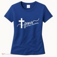 Jesus Changes Everything Cross Women's T-Shirt thumb 0