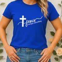 Jesus Changes Everything Cross Women's T-Shirt thumb 2
