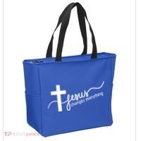 Jesus Changes Everything Cross Tote Bag thumb 2