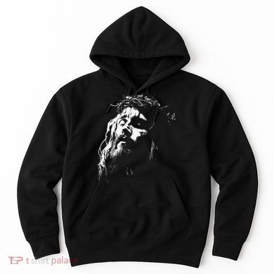 Jesus Christ Face Christian Gospel Religious Bible Hoodie