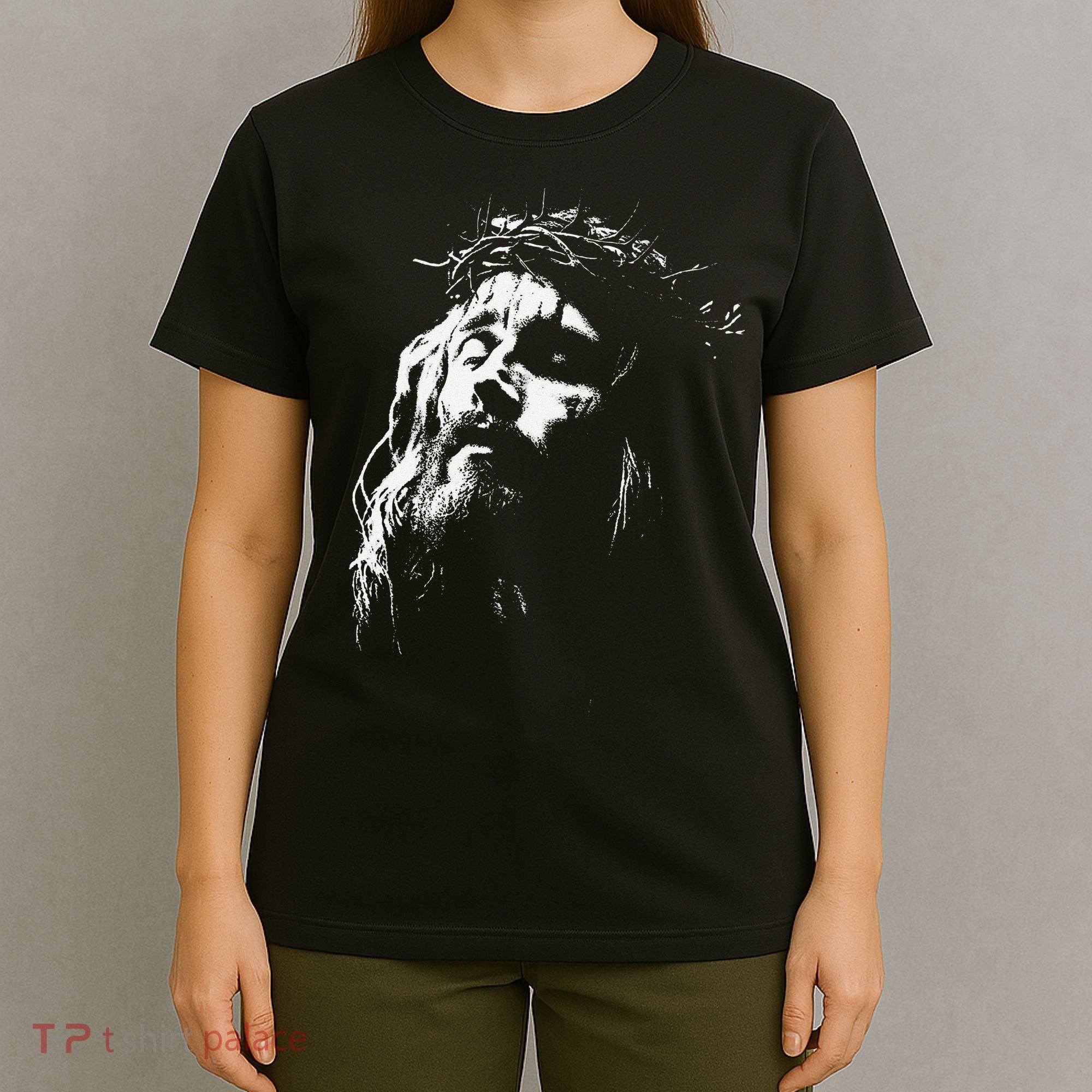 Jesus Christ Face Christian Gospel Religious Bible T-Shirt