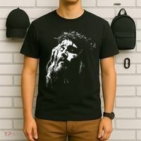Jesus Christ Face Christian Gospel Religious Bible T-Shirt thumb 6