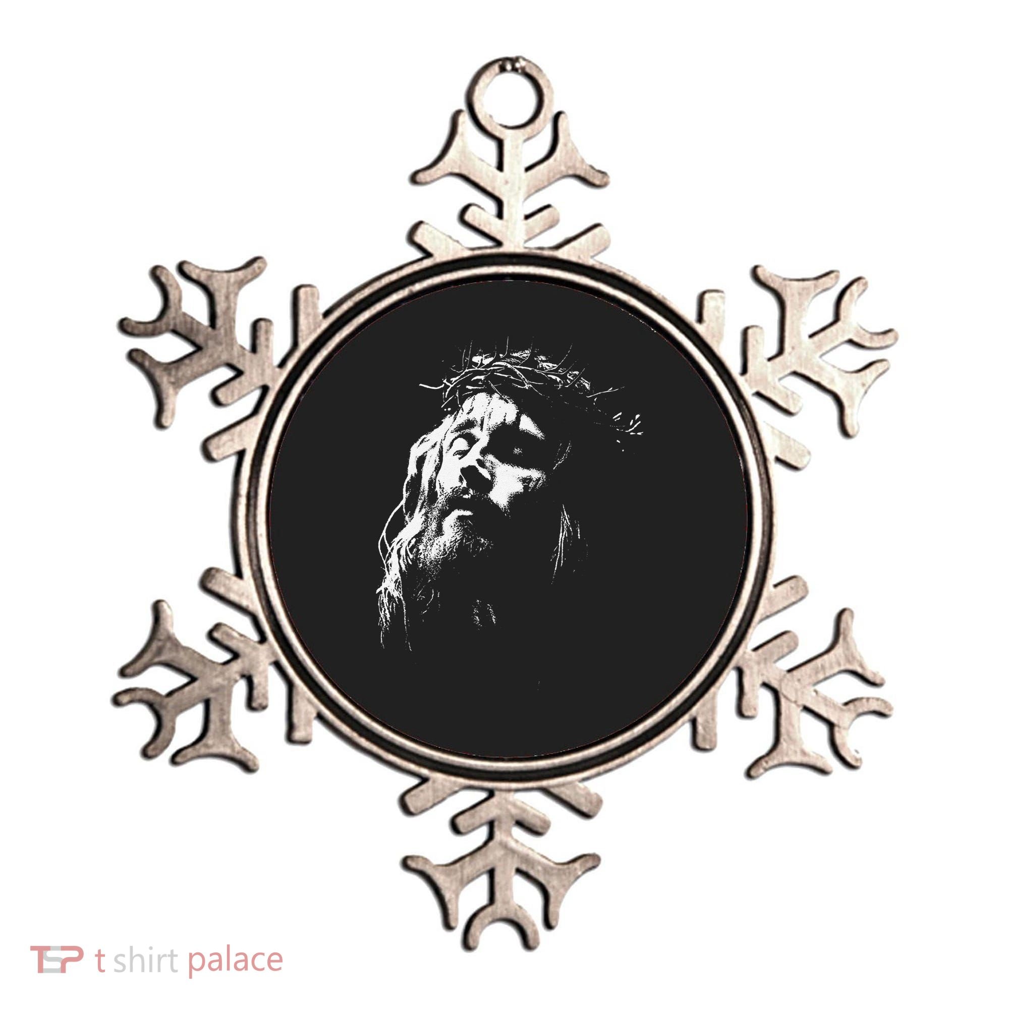 Jesus Christ Face Christian Gospel Religious Bible Ornament