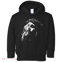 Jesus Christ Face Christian Gospel Religious Bible Toddler Hoodie thumb 0