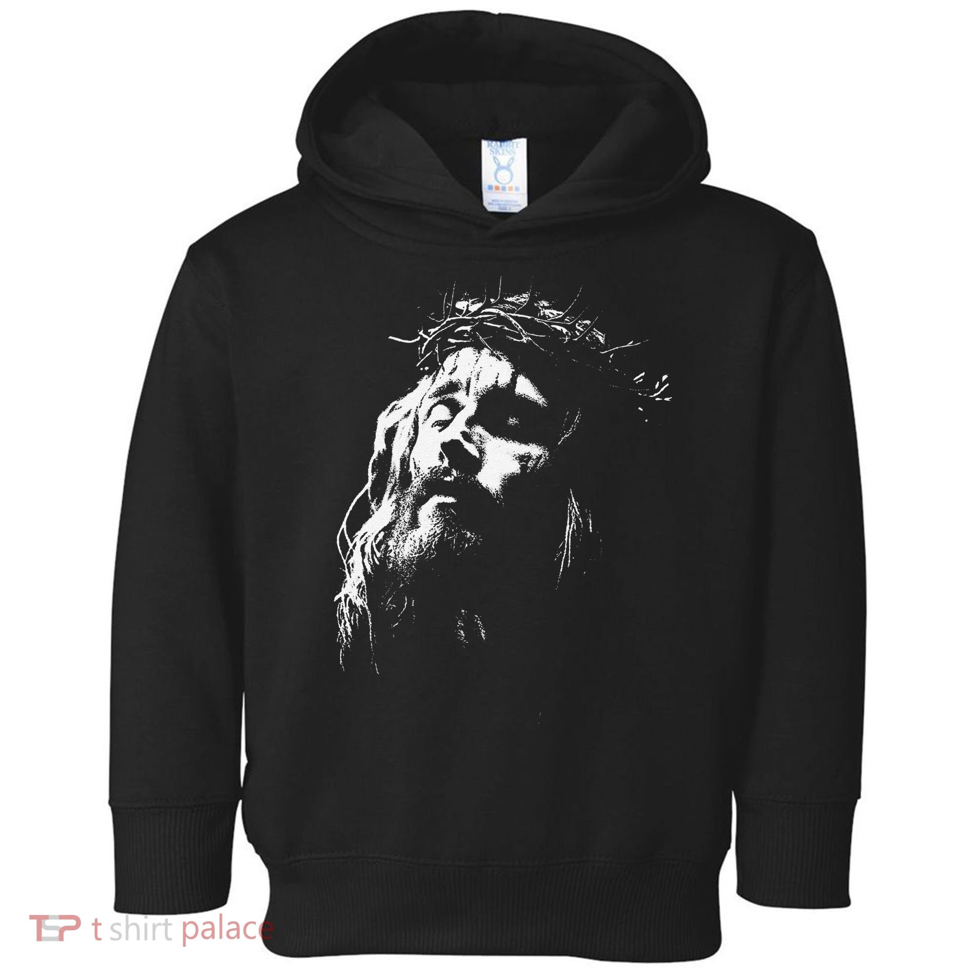 Jesus Christ Face Christian Gospel Religious Bible Toddler Hoodie