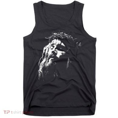 Jesus Christ Face Christian Gospel Religious Bible Tank Top
