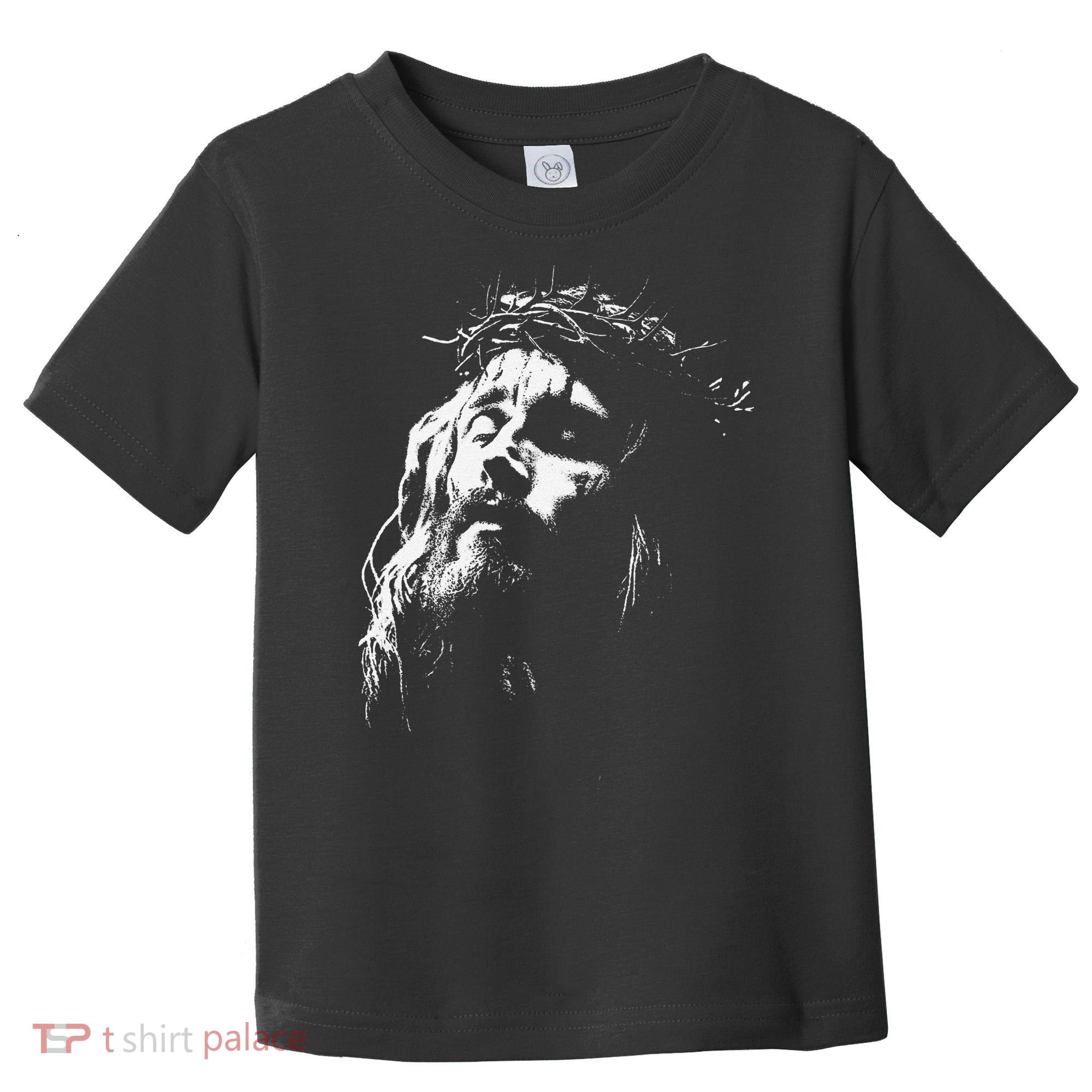 Jesus Christ Face Christian Gospel Religious Bible Toddler T-Shirt