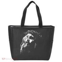 Jesus Christ Face Christian Gospel Religious Bible Tote Bag thumb 0