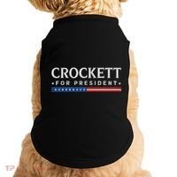 Jasmine Crockett For President 2028 Usa Election Doggie Tank thumb 0
