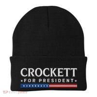 Jasmine Crockett For President 2028 Usa Election Beanie thumb 0