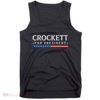 Jasmine Crockett For President 2028 Usa Election Tank Top thumb 0