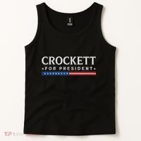 Jasmine Crockett For President 2028 Usa Election Tank Top thumb 2