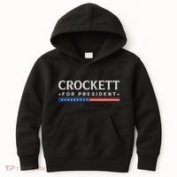 Jasmine Crockett For President 2028 Usa Election Kids Hoodie thumb 0