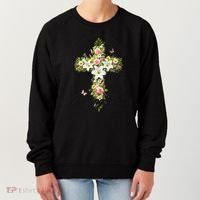 Jesus Christian Flower Wildflower Women's Sweatshirt thumb 0