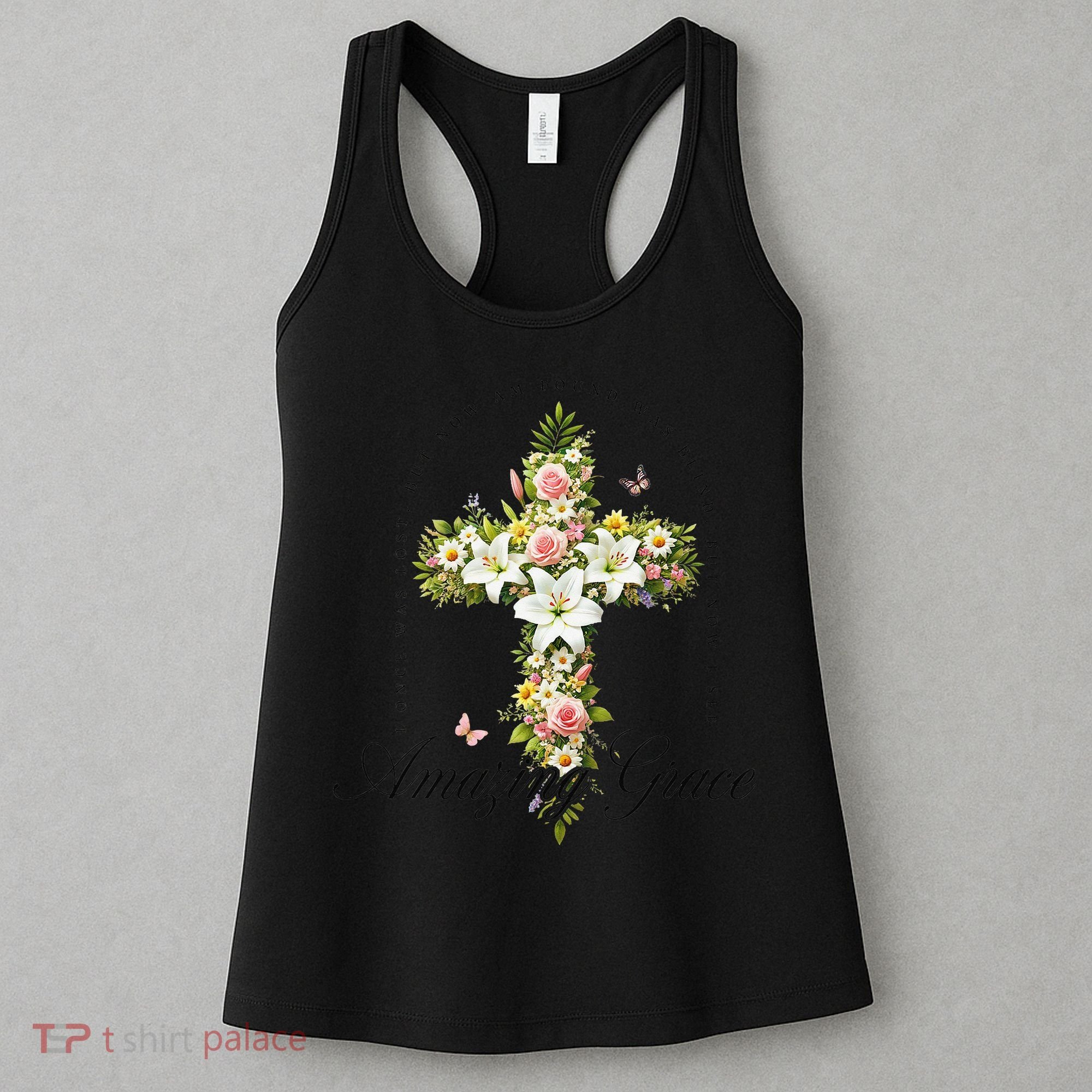 Jesus Christian Flower Wildflower Women's Tank Top