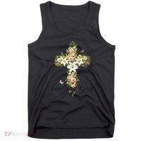 Jesus Christian Flower Wildflower Tank Top thumb 0