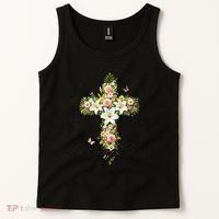 Jesus Christian Flower Wildflower Tank Top thumb 2