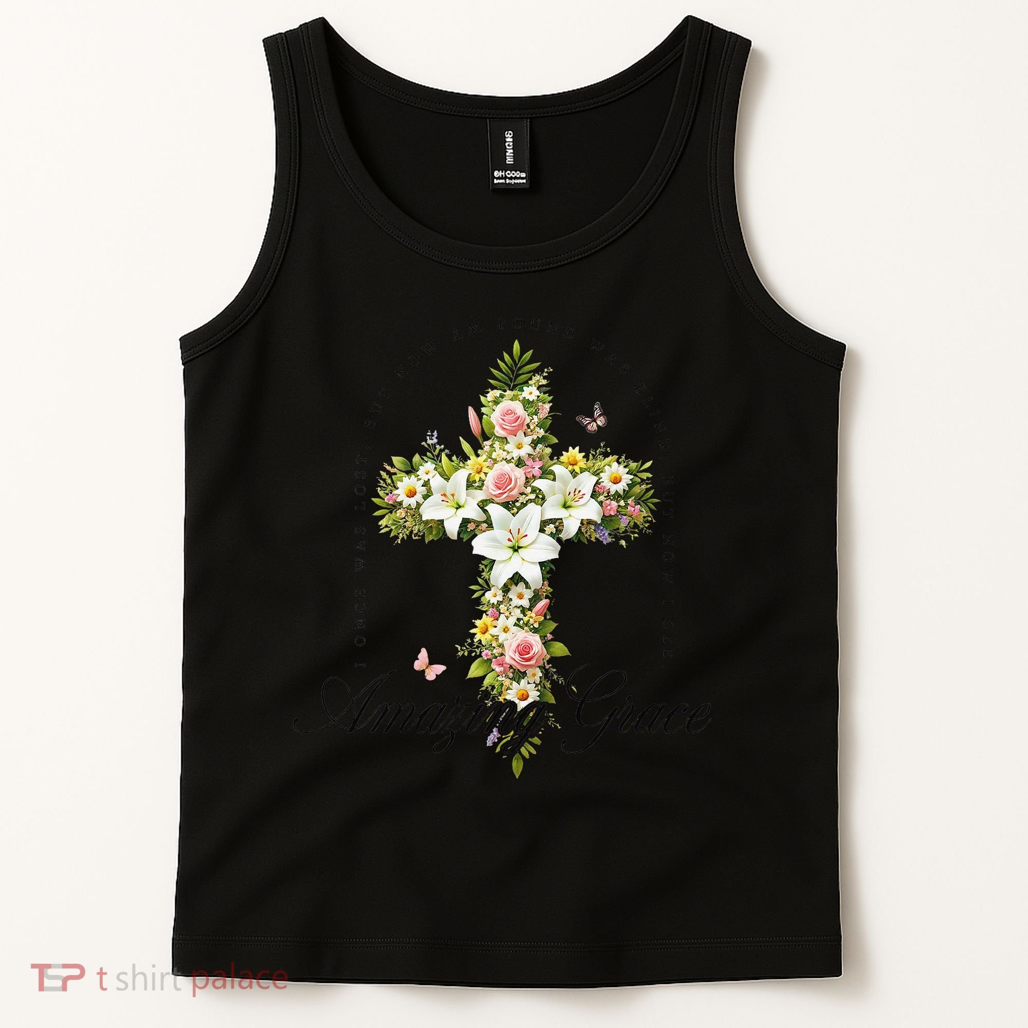 Jesus Christian Flower Wildflower Tank Top