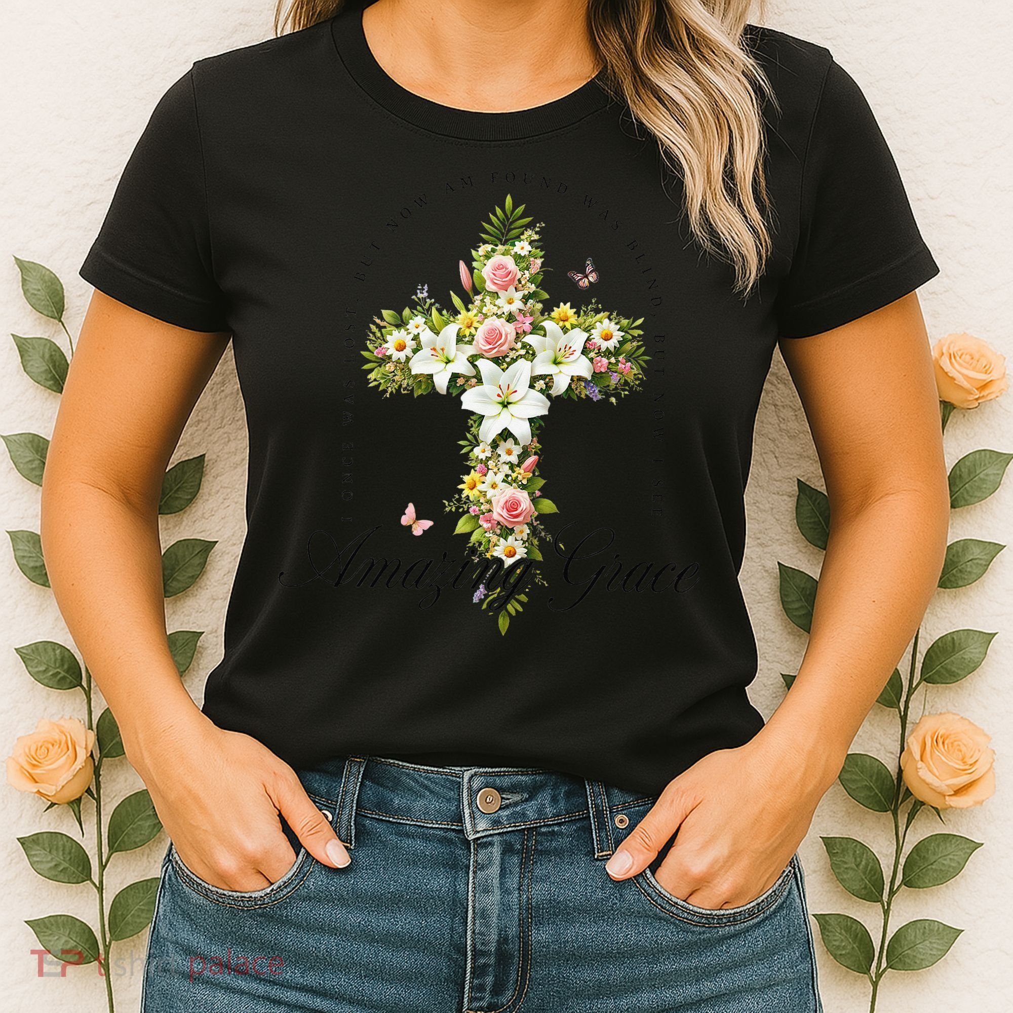 Jesus Christian Flower Wildflower Women's T-Shirt