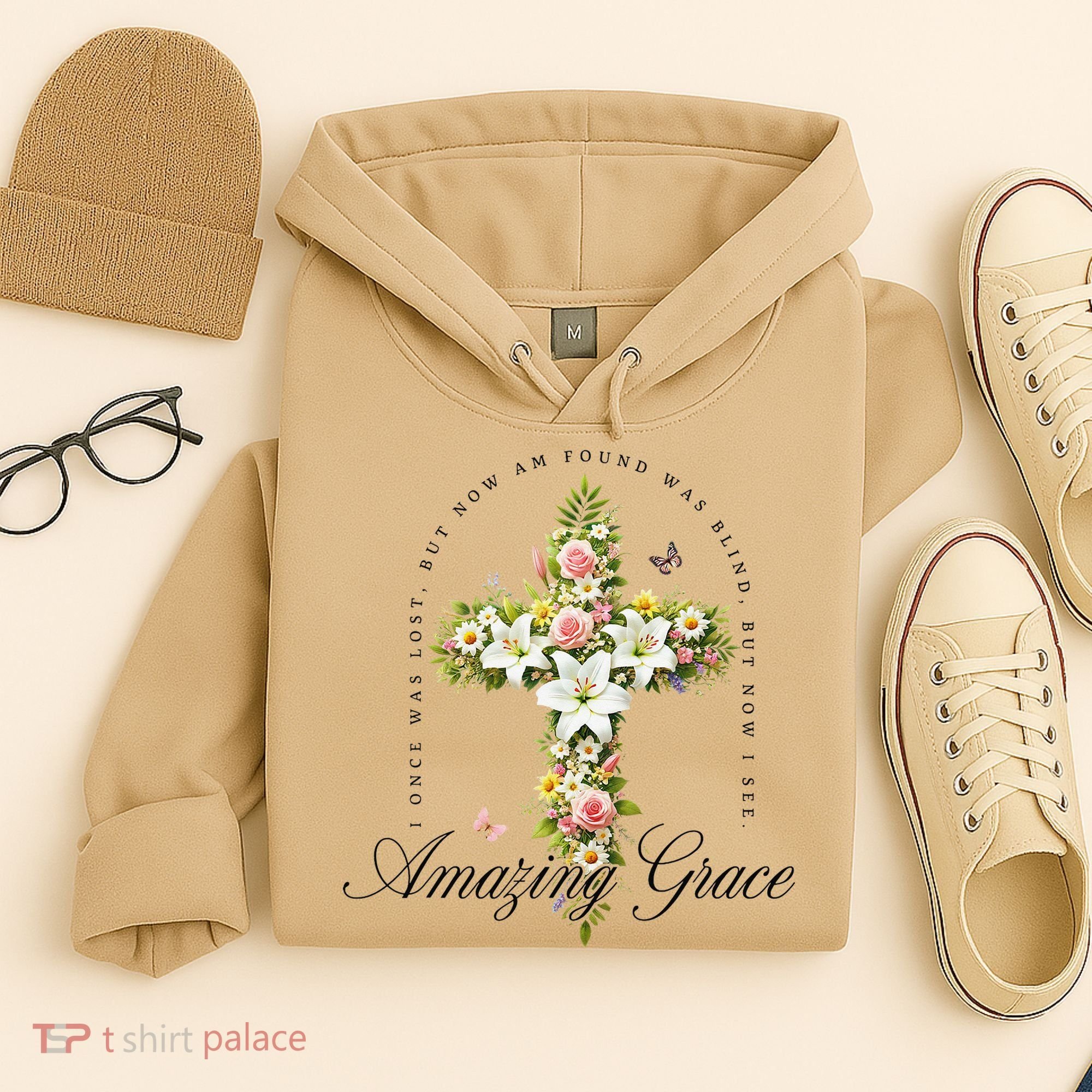 Jesus Christian Flower Wildflower Hoodie