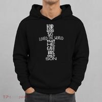 Jesus Christ For God So Loved The World John 316 Hoodie thumb 0