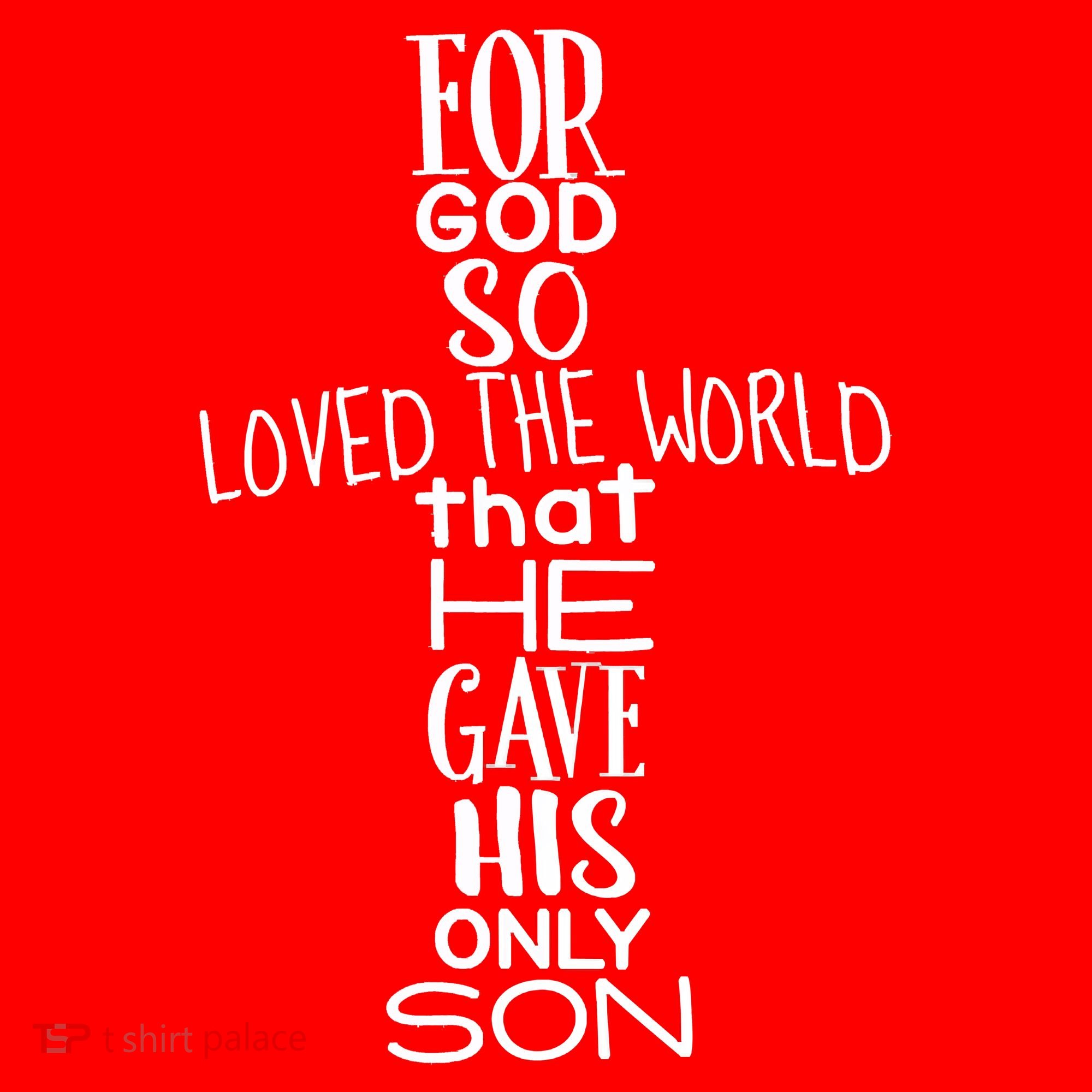 Jesus Christ For God So Loved The World John 316 Santa Hat