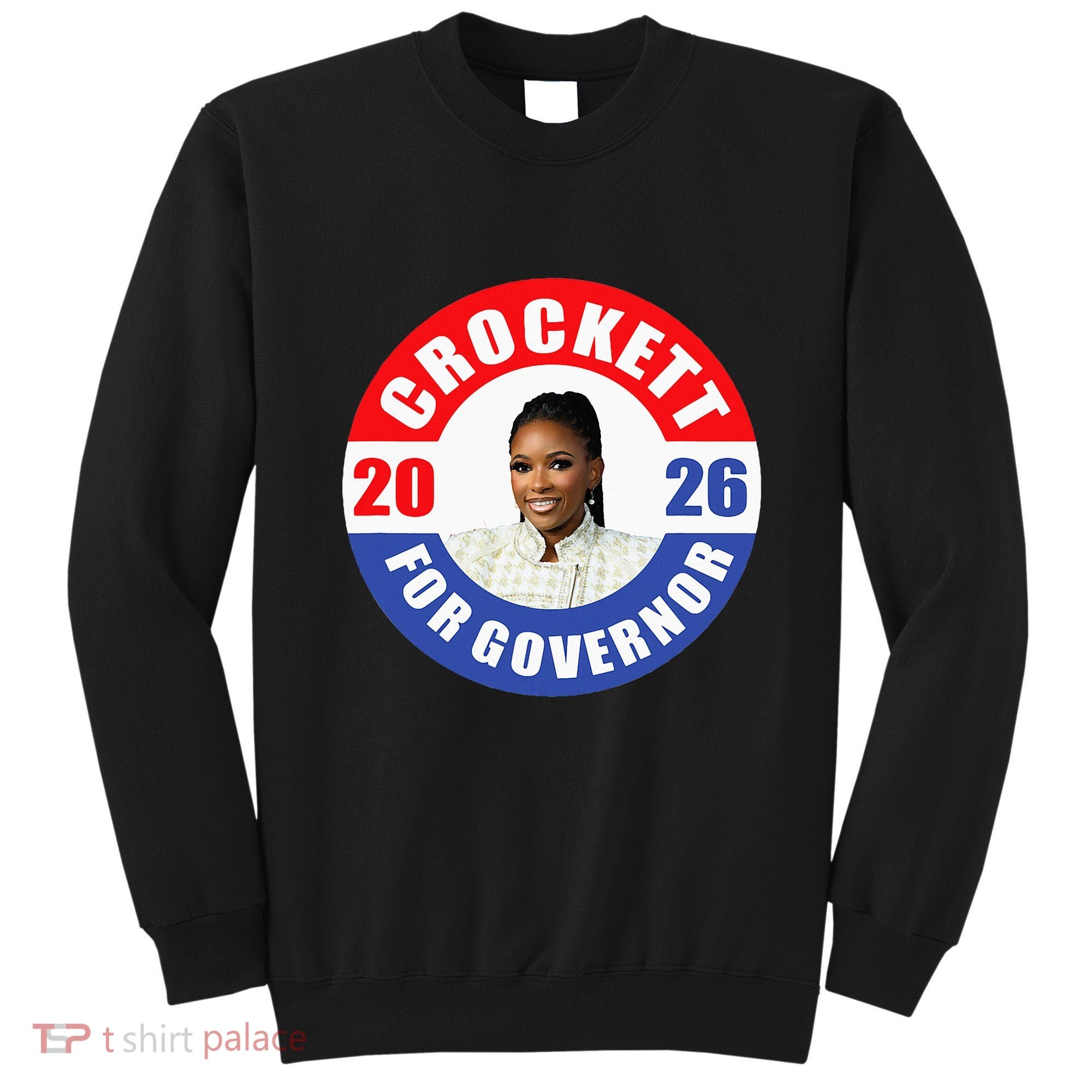 Jasmine Crockett For Democrat Texas Governor 2026 Vote Blue Sweatshirt