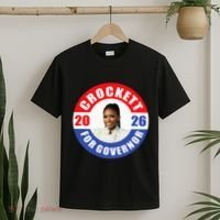 Jasmine Crockett For Democrat Texas Governor 2026 Vote Blue T-Shirt thumb 2