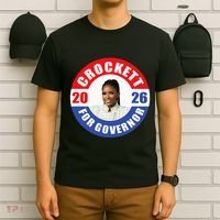 Jasmine Crockett For Democrat Texas Governor 2026 Vote Blue T-Shirt thumb 6