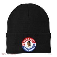 Jasmine Crockett For Democrat Texas Governor 2026 Vote Blue Beanie thumb 0