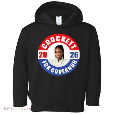 Jasmine Crockett For Democrat Texas Governor 2026 Vote Blue Toddler Hoodie