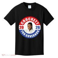 Jasmine Crockett For Democrat Texas Governor 2026 Vote Blue Kids T-Shirt thumb 0