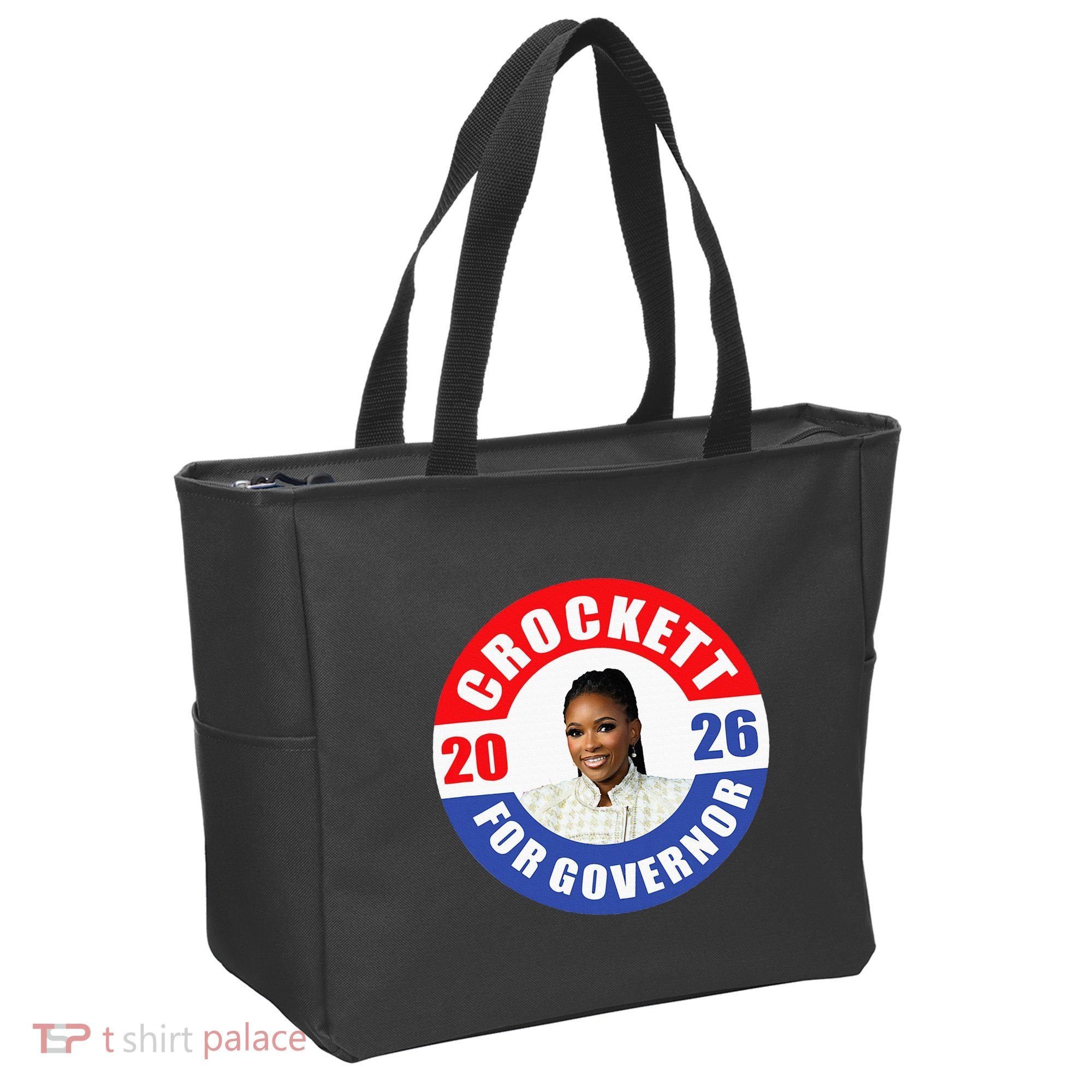 Jasmine Crockett For Democrat Texas Governor 2026 Vote Blue Tote Bag