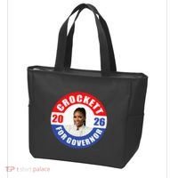 Jasmine Crockett For Democrat Texas Governor 2026 Vote Blue Tote Bag thumb 3
