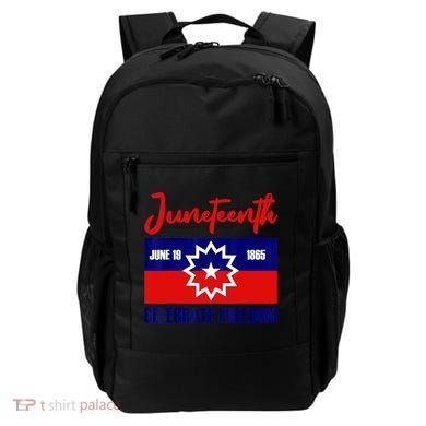 Juneteenth Celebrate Freedom Red White Blue Free Black Slave Backpack