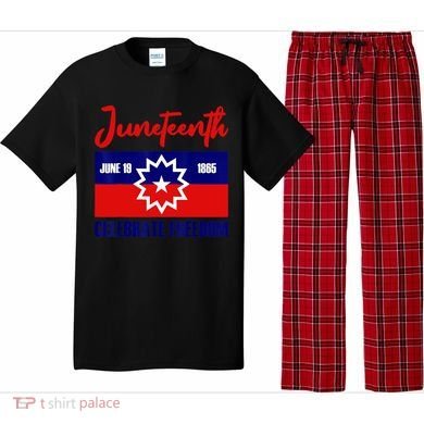 Juneteenth Celebrate Freedom Red White Blue Free Black Slave Pajama Set