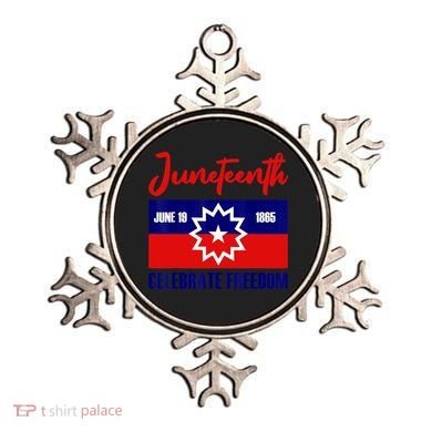 Juneteenth Celebrate Freedom Red White Blue Free Black Slave Ornament