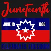 Juneteenth Celebrate Freedom Red White Blue Free Black Slave Ornament thumb 1